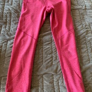 Outdoor voices cropped flamingo pink leggings